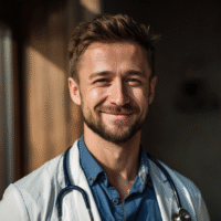 Itinai.com report type photo of smiling russian doctor with a 49a6b59f fda2 4aef 99ea 5dce81719f49 0