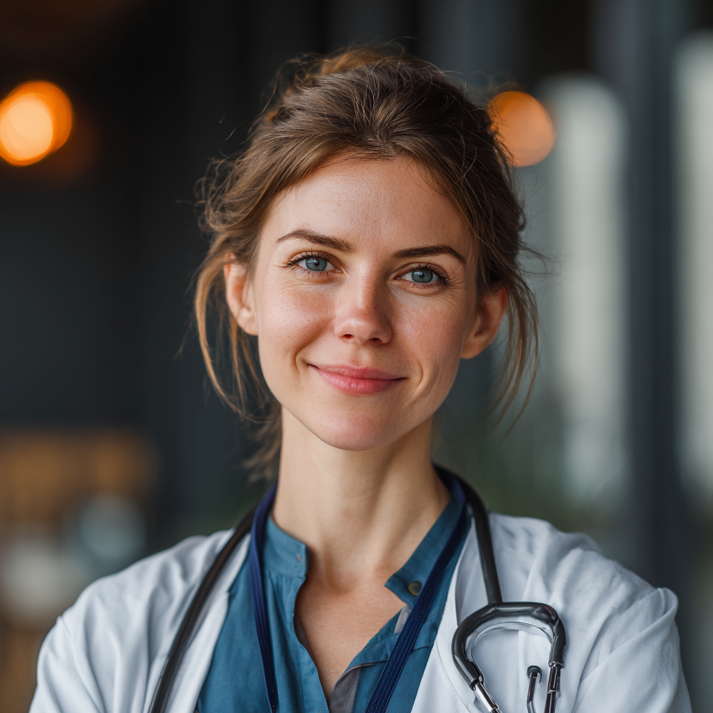 Itinai.com report type photo of smiling russian doctor with a 87199ab1 5338 4d81 b5a2 7e9a6a867edf 0