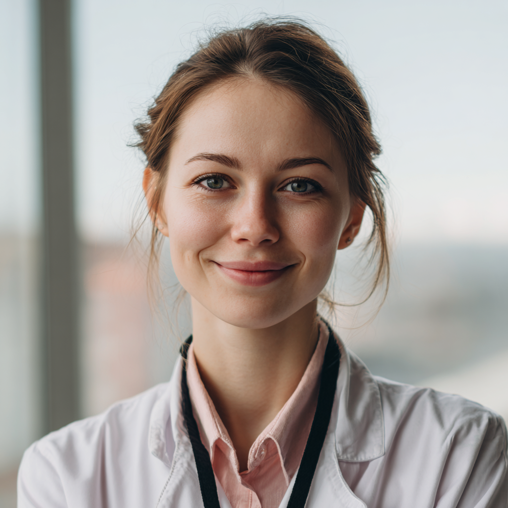 Itinai.com report type photo of smiling russian doctor with a 87199ab1 5338 4d81 b5a2 7e9a6a867edf 1