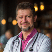Itinai.com report type photo of smiling russian doctor with a 87199ab1 5338 4d81 b5a2 7e9a6a867edf 2