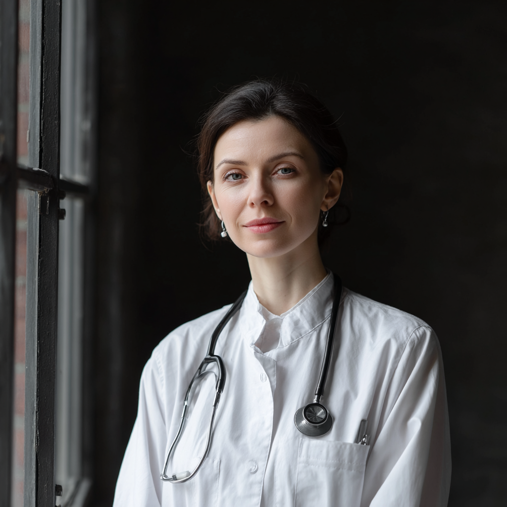 Itinai.com report type photo of smiling russian doctor with a 8c12adff 44ec 4b89 8923 7e7cd684ea23 1